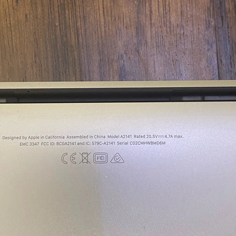 macbook pro 16 inch 2019
